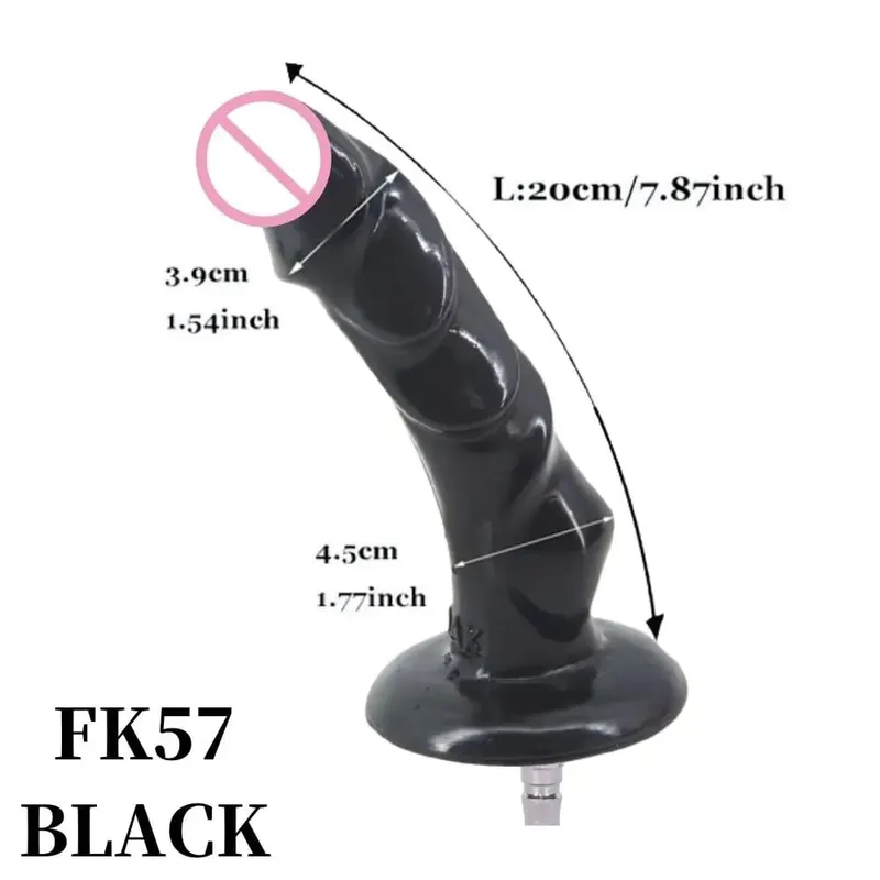 Machine sexuelle gros godes noirs connecteur rapide masturbation vibrateur godes réalistes pour femmes accessoires jouet sexuel pour adultes — image 28
