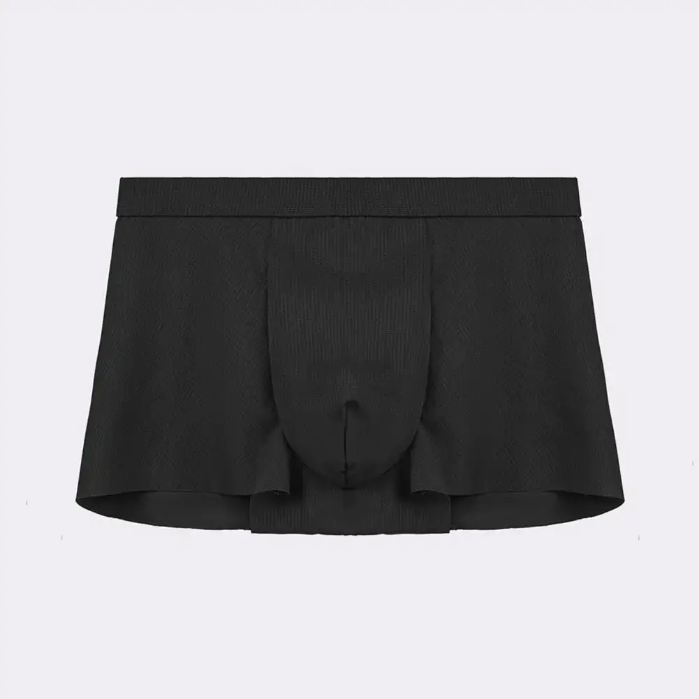 Fake Ass Men Boxers 3D Design Traceless Effect Mid-rise Underpants Solid Color U-convex Ergonomic Design Boxers Briefs — image 6