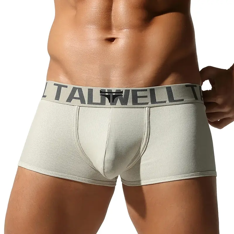 Erkek İç Giyim, Yüksek Kaliteli Boxer Şort, Düz Renk, Yüksek Elastikiyet, Slim Fit, Nefes Alabilir