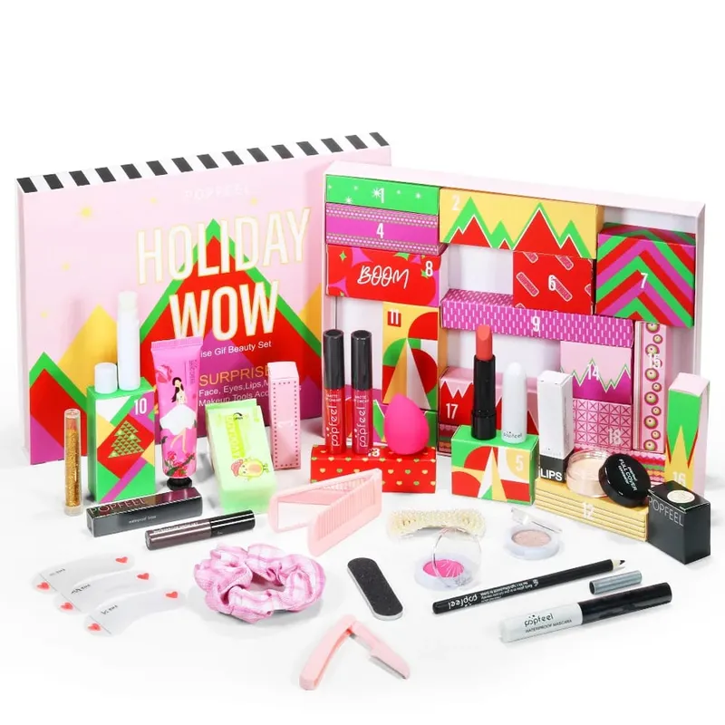 Makeup Full Kit Female Make Up Set Eye Shadow Eyeshadow Palette Lip Gloss Mascara Eyeliner Brushes Bag Make-up for Women