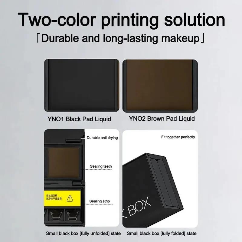 Set di penne per timbri per trucco occhi impermeabili, resistenti alle sbavature, timbri per ciglia inferiori portatili, strumenti per trucco occhi ultra fini e di lunga durata — image 3