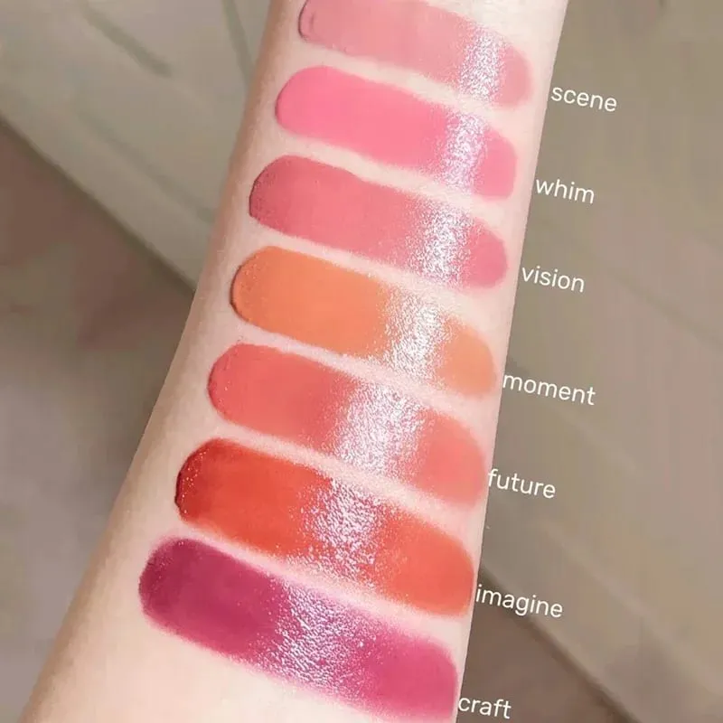 Přesýpací hodiny Phantom Glossy Pevný Lesk na rty Rtěnka Proti rozmazání Dlouhotrvající hydratace Bez vyblednutí Přírodní Fresh Glow Makeup — image 7