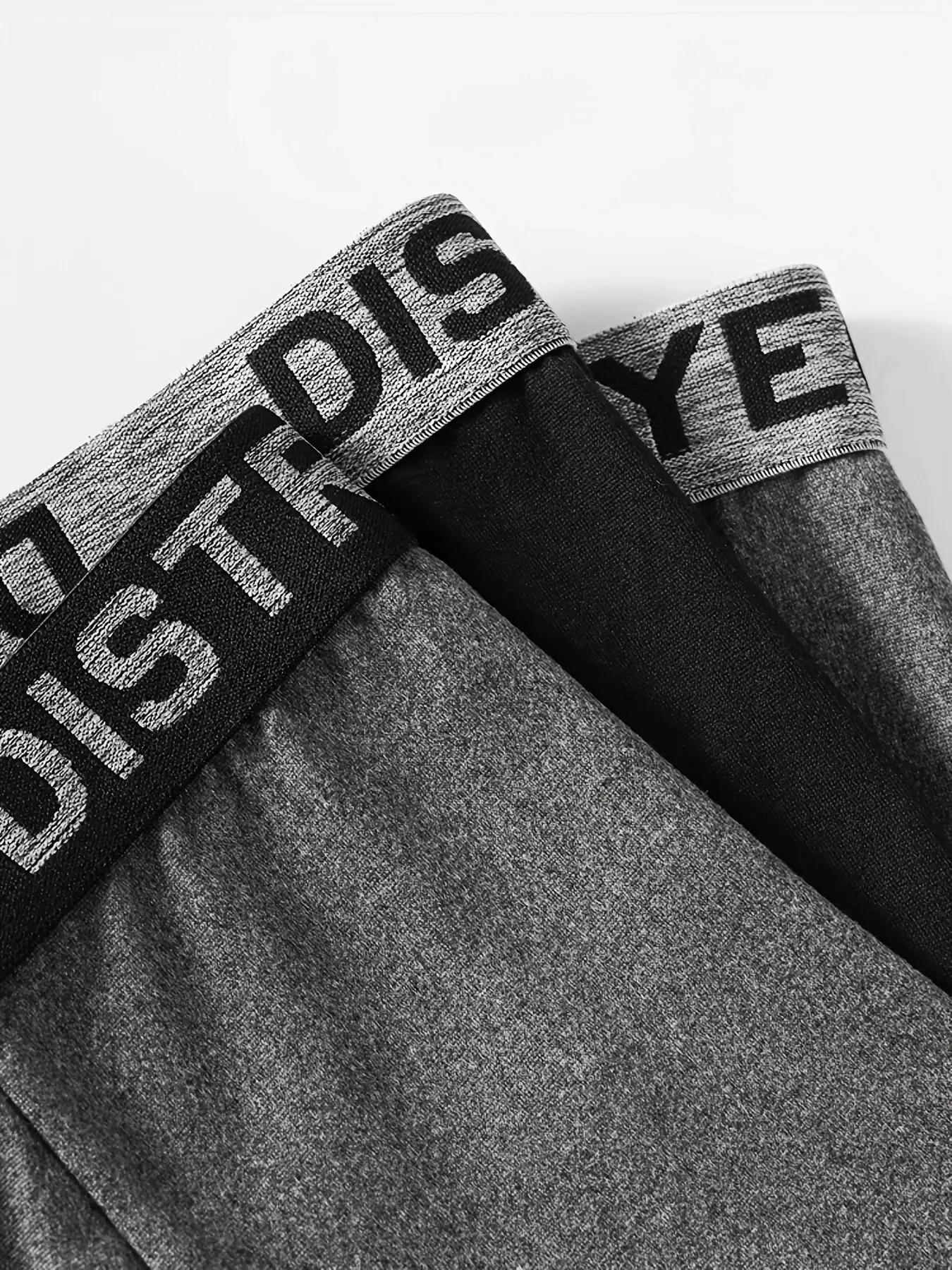 6 Pack Men's Premium Ultra Soft Cotton Boxer Briefs Black and Heather Grey Set Stretchable Fabric Non Binding Classic Underwear — image 7