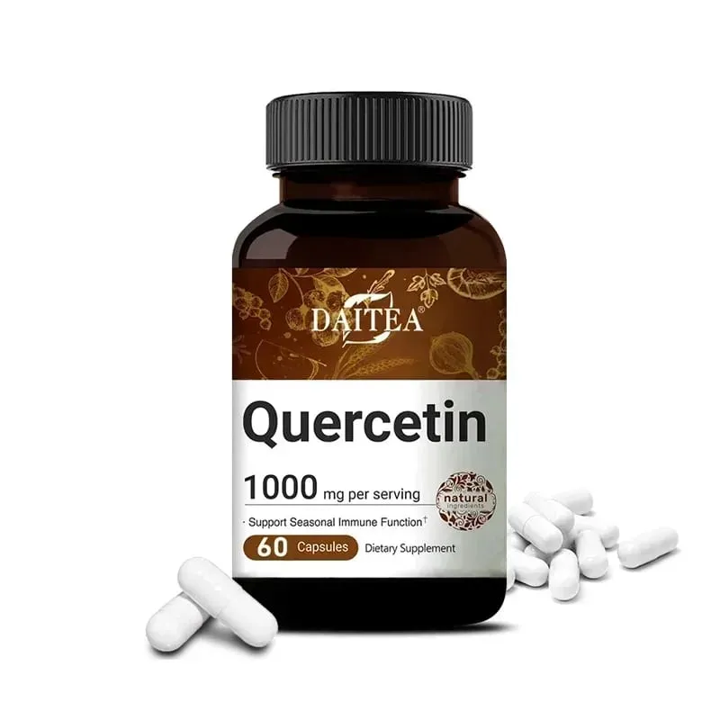 Kapsul Quercetin 1000 Mg Menyokong Imuniti Menggalakkan Peredaran Darah Metabolisme Anti-pengoksidaan Menggalakkan Kesihatan Keseluruhan — image 8