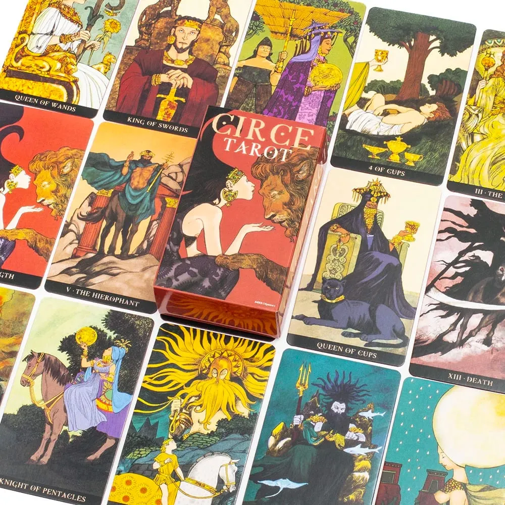 2026 NUOVE Carte dei Tarocchi Circe 10.3*6 Cm 78 Pz Divinazione Destino Mazzo di carte da gioco per feste in famiglia — image 4