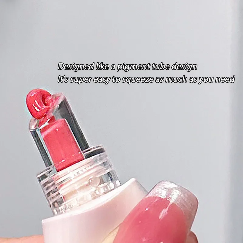 Gelatina Lip Gloss Specchio a lunga durata Acqua Smalto per labbra Rossetto colorato idratante Cristallo lucido Tinta per labbra Labbra coreane Cura Trucco — image 5