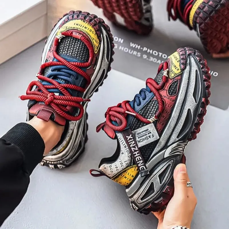 Chaussures pour hommes maille respirant plate-forme baskets léger luxe haut de gamme chaussures hommes décontractées tendance confort hommes chaussures Кроссовки Мужские — image 4