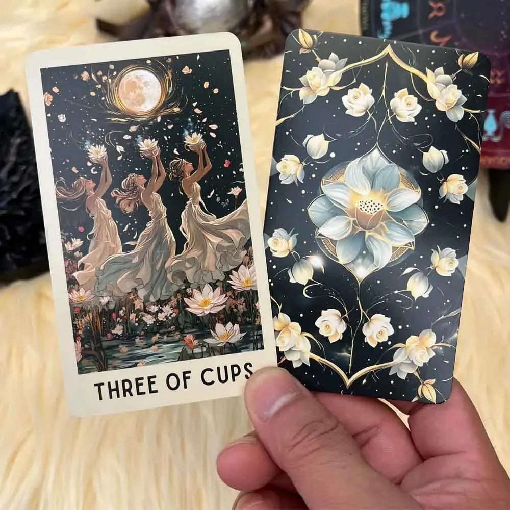 Ethereal Bloom Tarot Cards Deck 78 Pieces 13x8 Cm Trust Flower Theme Includes Paper Guide Card Games — image 5