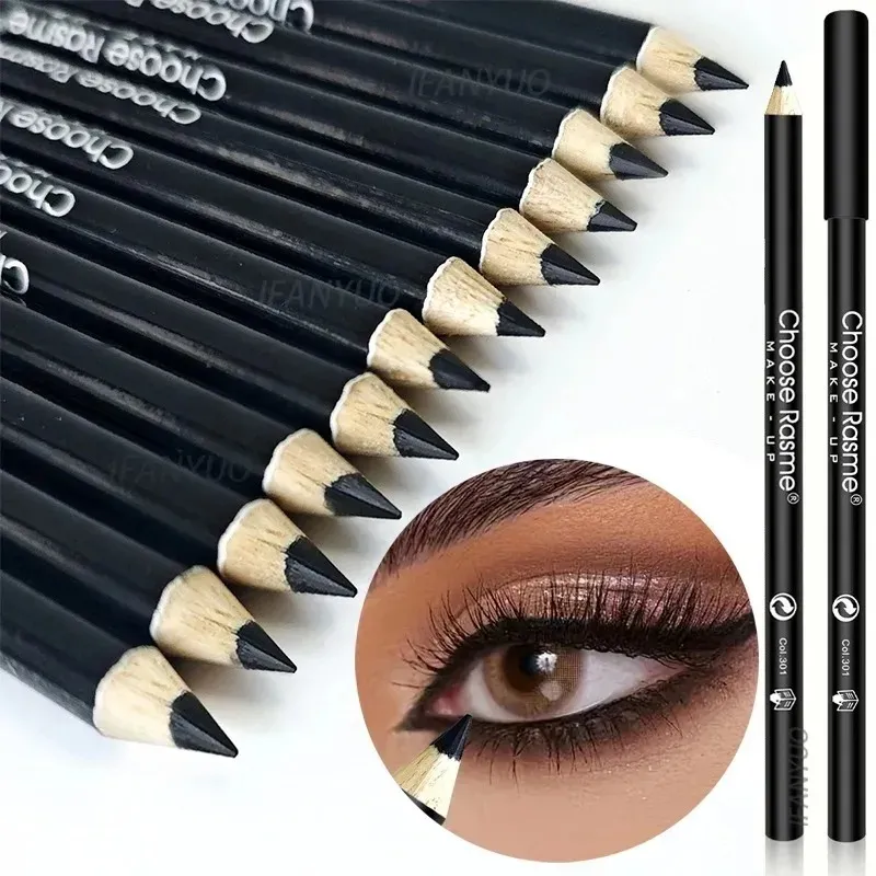 1–20 Stück wasserfeste schwarze Eyeliner-Stifte – wischfest, langlebig und anfängerfreundlich, glattes, hochpigmentiertes Punk-Augen-Make-up — image 2