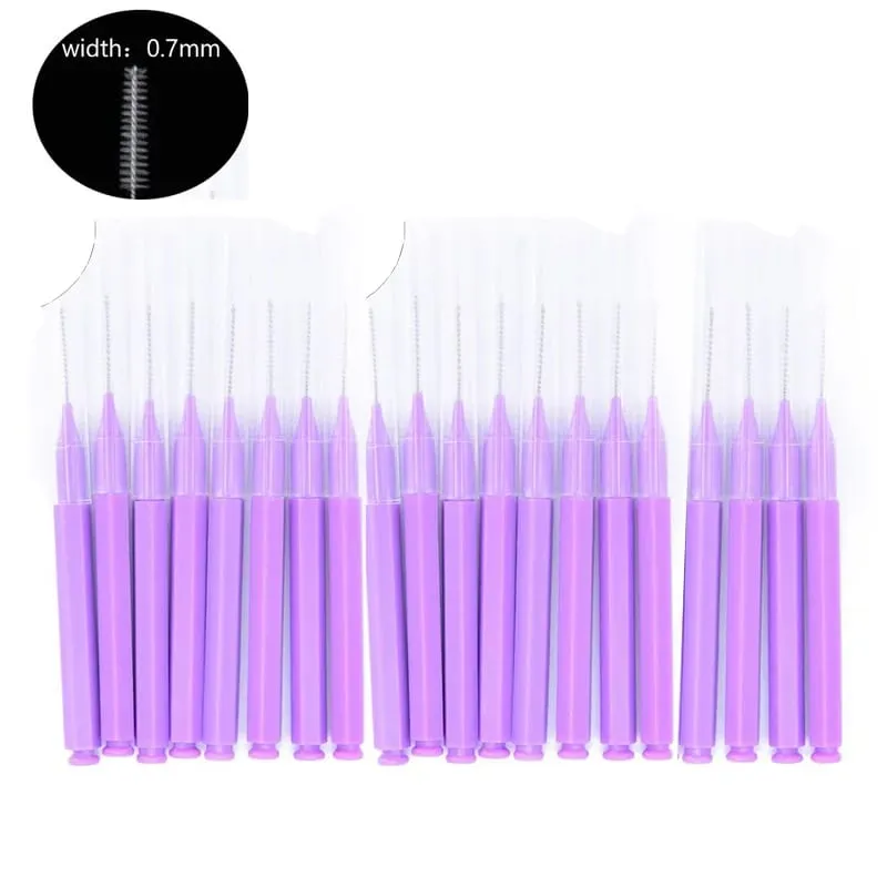 20 stk Mini øjenbrynsbørste brynperm børste Engangsbrynløftende børster Bøjelig mikro øjenvippebørste Applikatorer Makeupværktøj — image 8