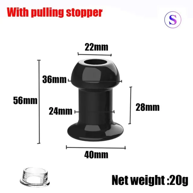 스토퍼가있는 중공 아날 플러그 질 항문 확장기 검경 확장기 Buttplug 전립선 마사지 섹스 토이 여성 남성 게이 — image 17