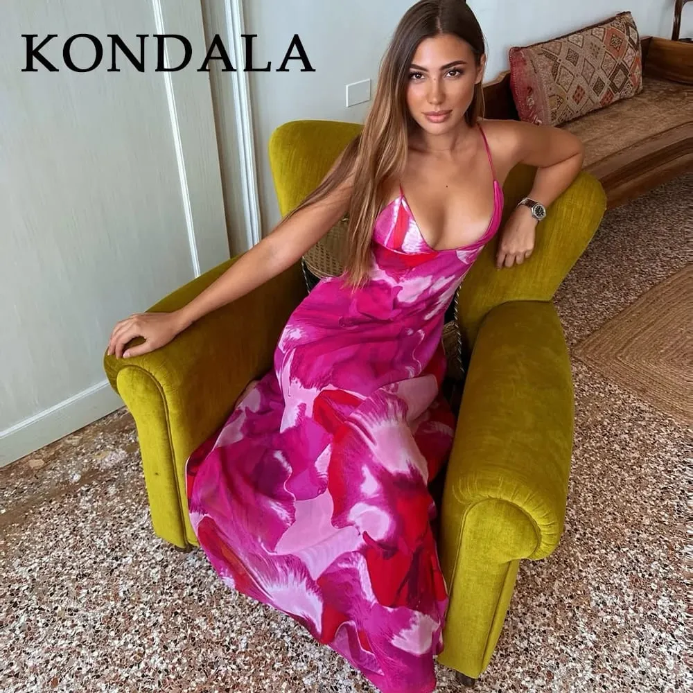 2026 Musim Bunga Musim Panas Chiffon Boho Pakaian Cami Wanita Fesyen Tanpa Tali Tanpa Lengan Cetak Zipper Chic Wanita Pakaian Cami — image 6