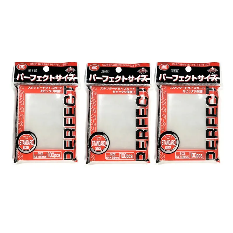 64x89mm 100PCS Trasparente KMC Manicotti per carte Manicotto per carte collezionabili Barriera Carte da gioco Protezione esterna per MTG/YGO — image 6