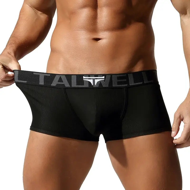 Erkek İç Giyim, Yüksek Kaliteli Boxer Şort, Düz Renk, Yüksek Elastikiyet, Slim Fit, Nefes Alabilir