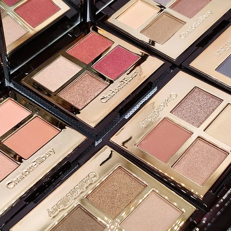 Charlotte Tilbury Brand Makeup 4 Colors Eye Shadow Disc 5.2g Pillow Talk Nature Easy To Color Foundation Eyeshadow Cosmetics — image 1