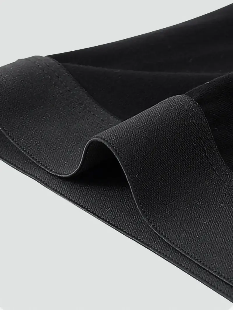 Boxer en fibre de bambou pour homme – Sous-vêtement doux de couleur unie avec taille sans couture et pochette profilée — image 4