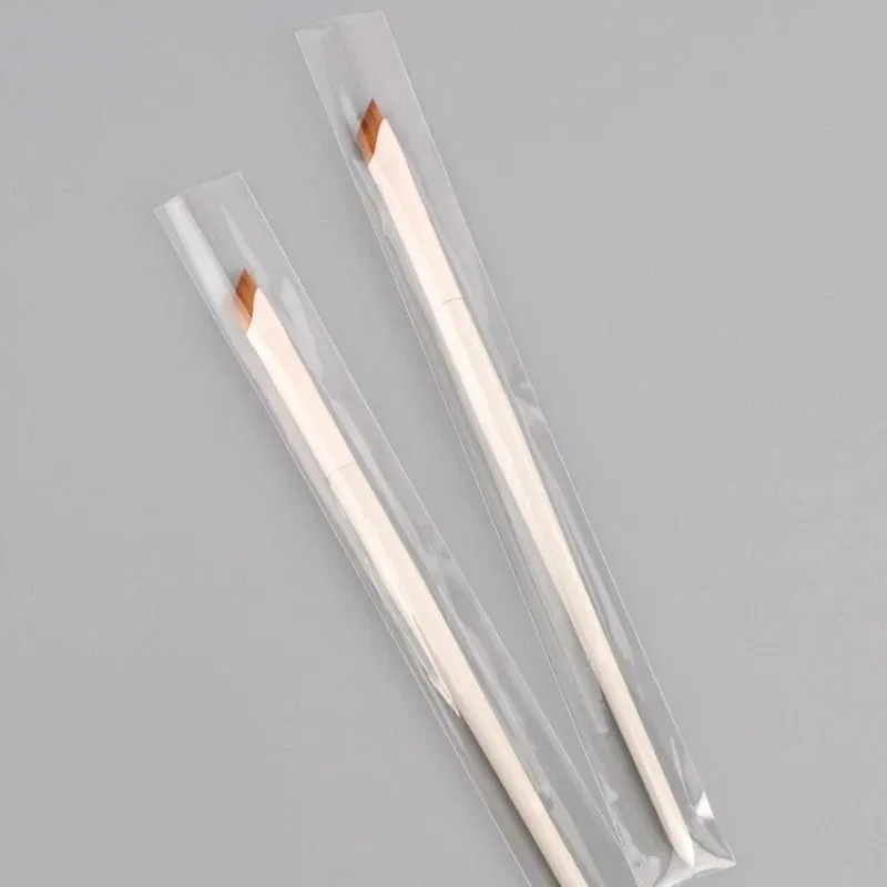 Upgrade Blade Eyeliner Brush Pennello per sopracciglia piatto ad angolo sottile ultra sottile sotto gli occhi Pennelli per trucco Pennello per dettagli precisi bianco — image 5