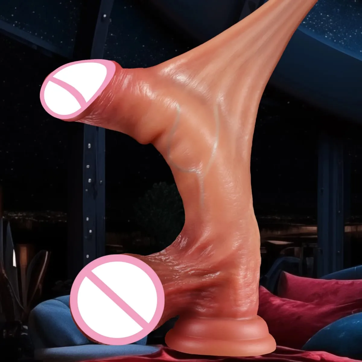 Skin Sliding Forhud Dildo med rigtige testikler strapon Realistiske Dildoer til Kvinder Mænd Lesbisk Anal Pik Voksen Sexlegetøj Penis 18