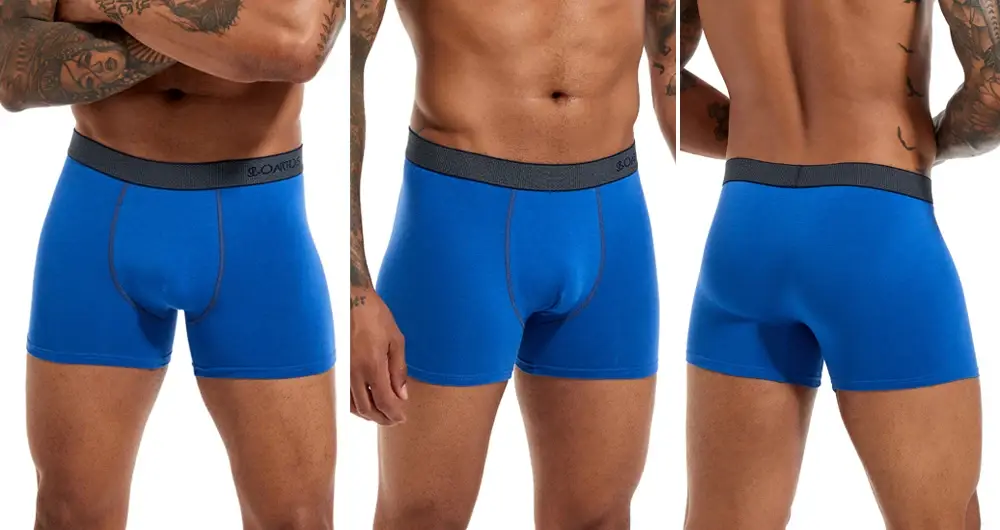 6pcs/pack Boxer Briefs Solid Color Men's Panties Cotton Underwear Men Underpants Letter Elastic Waistband Man Undrewear Shorts — image 8