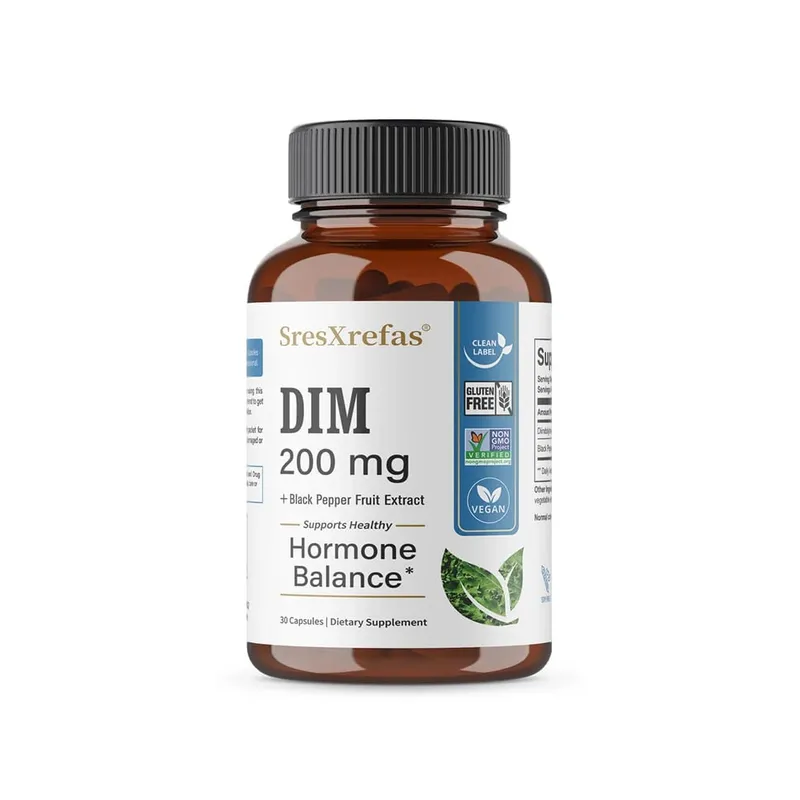 Doplněk DIM 200 mg Unisex podpora menopauzy Podpora antioxidantů Podpora celkového zdraví