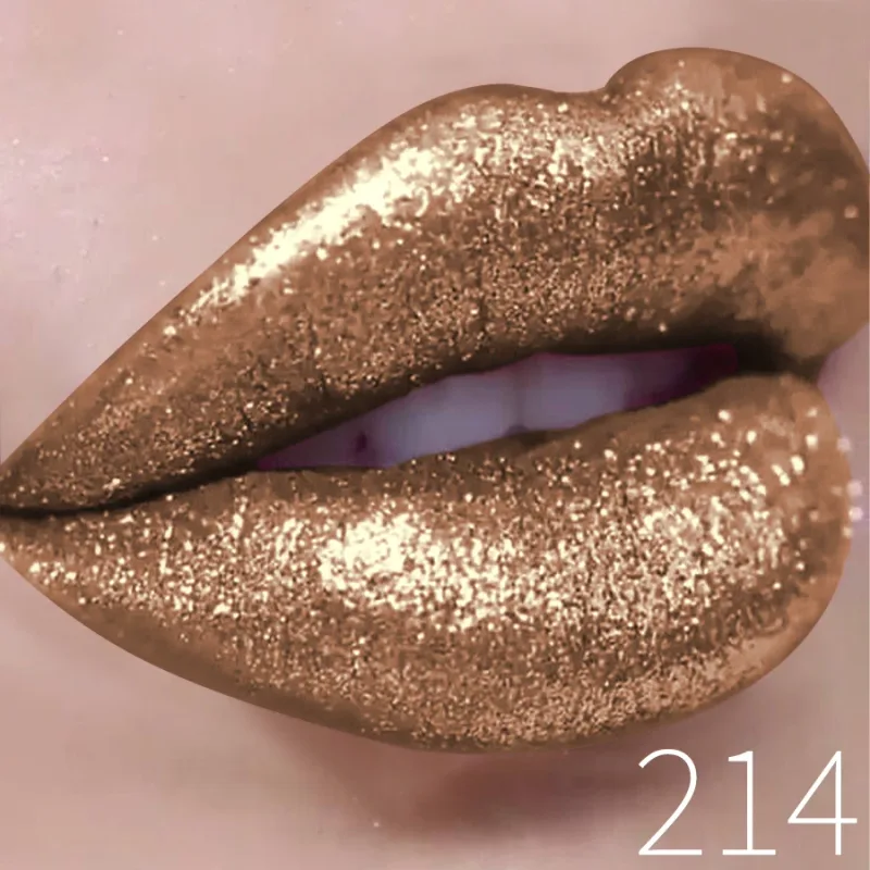 Rouge à lèvres liquide métallique imperméable, brillant à paillettes, longue durée, perle brillante, haute pigmentation, teinte, cadeaux de maquillage coréen, 1 pièce — image 23