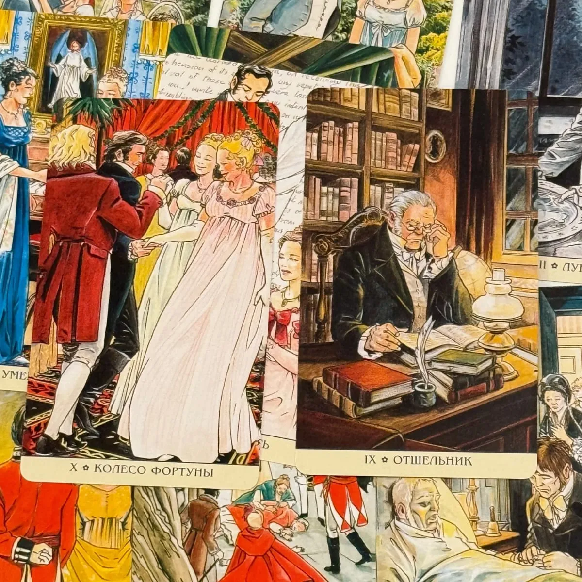 Versão Russa Cartas de Tarô Jane Austen Tаро джейн остин Русская версия Deck Tabuleiro Jogos de Mesa — image 2