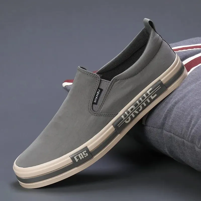 Lightweight Men's Canvas Shoes Comfortable Low-cut Vulcanized Shoes Men Espadrille Non-slip Casual Shoes Men Flats 2024 — image 5
