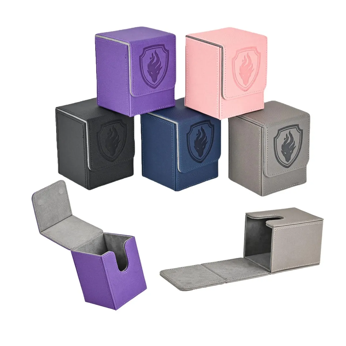 Boîte de jeu de cartes magnétiques de qualité supérieure, vitrine sécurisée pour plus de 110 cartes, fenêtre d'affichage en simili cuir Durable, idéale pour les voitures de jeux de sport — image 1