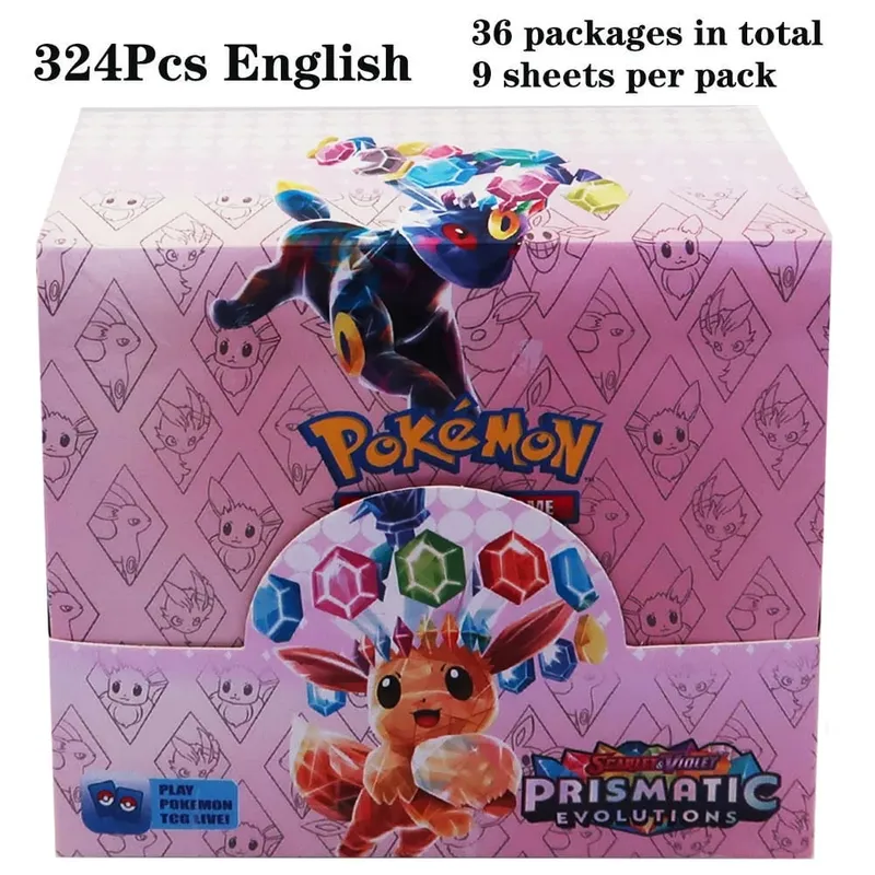 324Pcs Pokemon TCG: Sword & Shield Tempest Bonds Booster Box Trading Card Game Pokemon Card Kids Toys Board Game — image 23