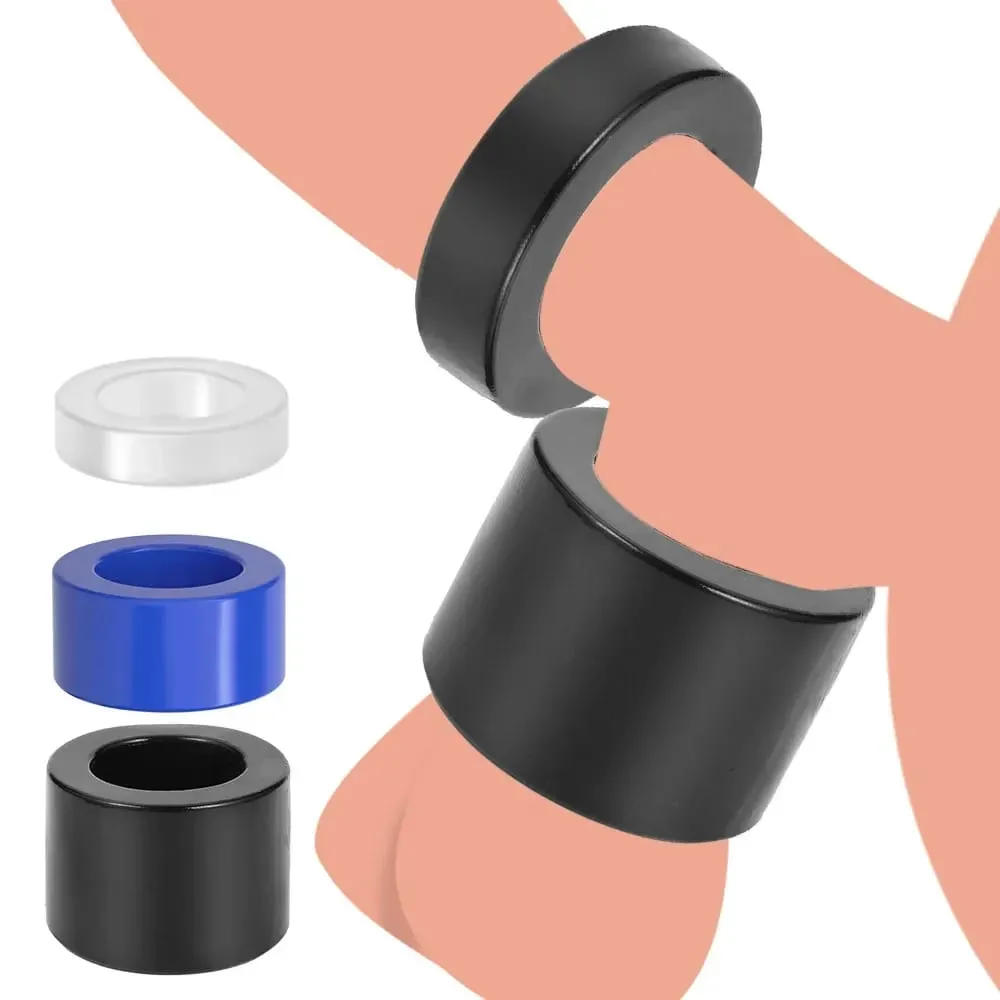 ชาย Ball Stretcher Testis Restraints Cock แหวนอวัยวะเพศชาย Erection Lasting Time Delay Ejaculation Sex ของเล่นสำหรับชายเกย์ผู้ใหญ่เกม — image 2
