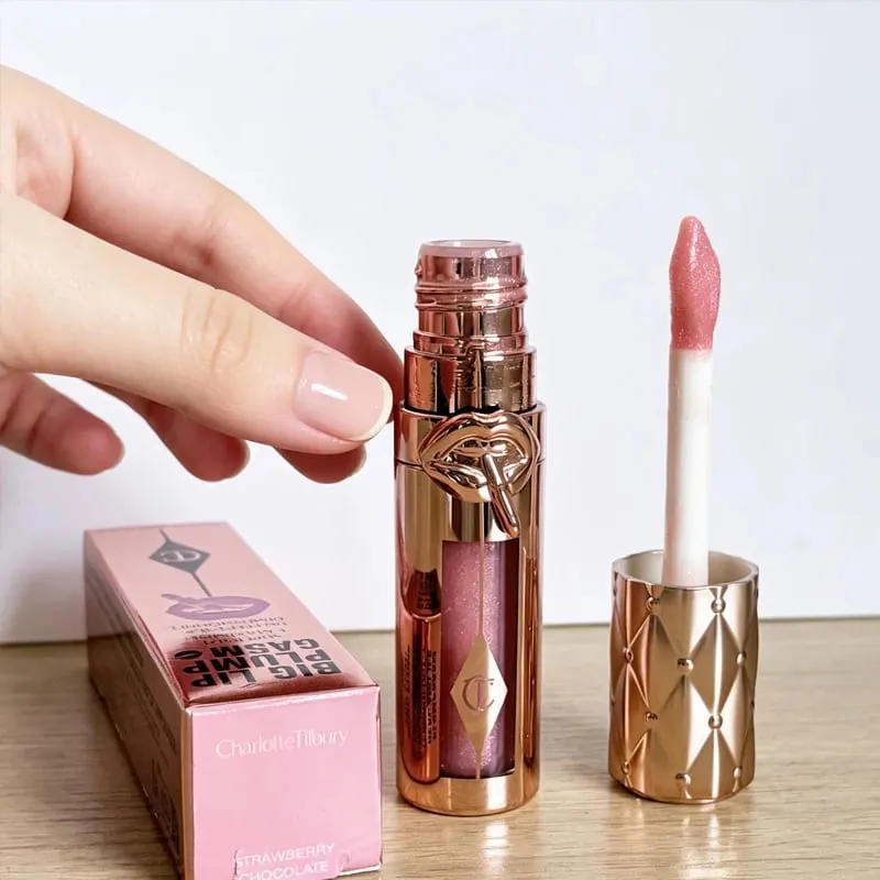 CT Lip Plumping Gloss Gincu memakai lama Dicampur dengan mudah Pandangan Semulajadi Pipi Blush Stick Cream Dewy Finish Peach Glow — image 6