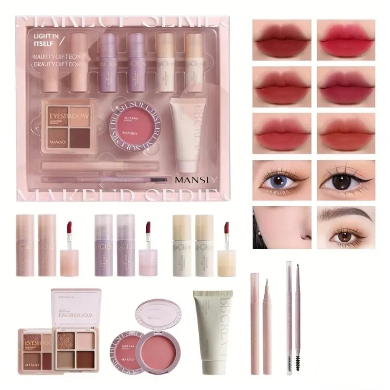 11-Piece Makeup Set - All-In-One Beginner-Friendly Makeup Gift Set — image 1