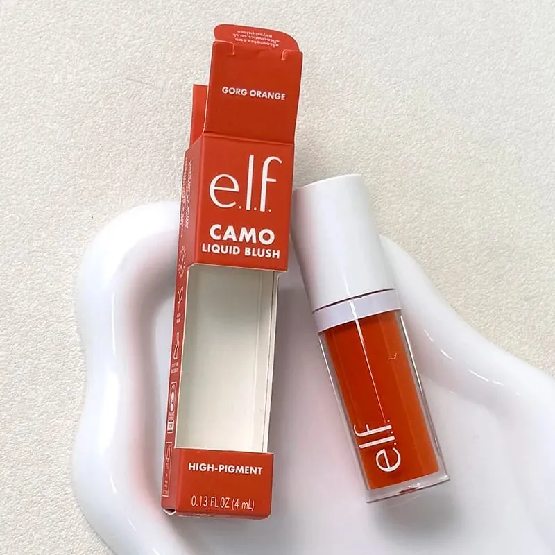 Elf Blush สำหรับริมฝีปากแก้ม Smooth Liquid Blush Two-ended ลิปสติกลิปกลอสแต่งหน้าติดทนนานสีชมพู Primer สำหรับ Pore Minimization — image 15