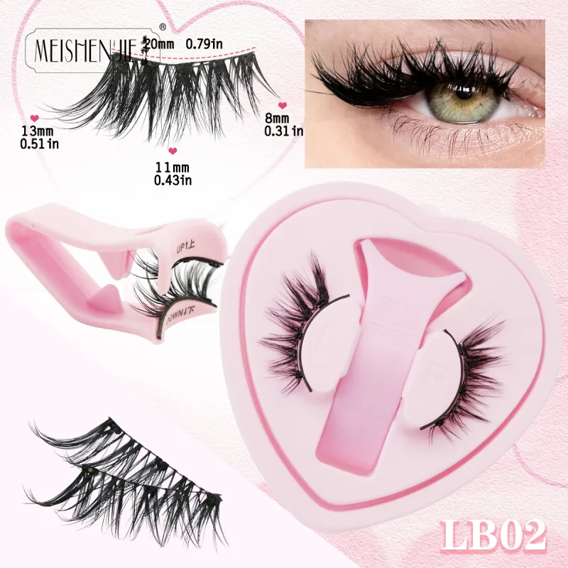 Magnetische Wimpern, 1 Stück, kein Kleber erforderlich, wiederverwendbar, natürlicher Look, 3D-Wimpern, einfach anzuwenden, weiche magnetische Wimpern-Set für Augen-Make-up — image 18