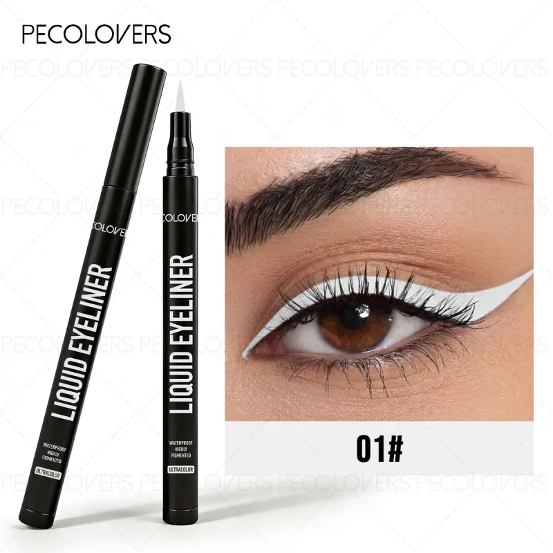 1 Pc Smooth Glide Liquid Eyeliner Pen - Waterproof Long-lasting Ultra-Fine Tip Water Eye Liner Pen Precision Slide Smudge-Proof — image 11