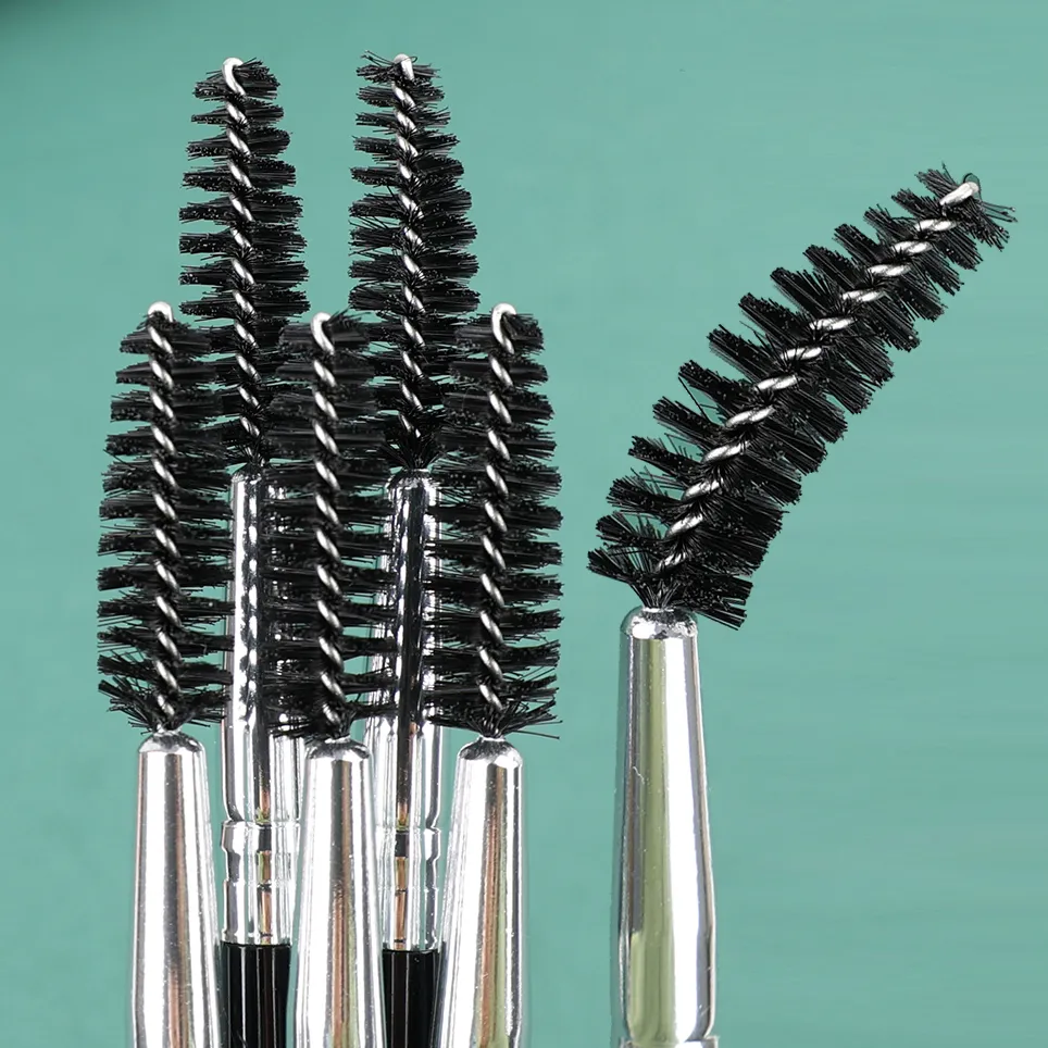 1/10 Uds. Pinceles suaves para pestañas, cepillo para cejas retorcido, contorno de codo, delineador de ojos, cepillos para mezclar ojos, herramienta de maquillaje cosmético — image 1