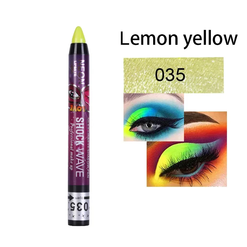 2 In 1 Eyeshadow Lipstick Stick Pencil Waterproof Glitter Matte Eye Shadow Makeup Pigment Eyeshadow Pen
