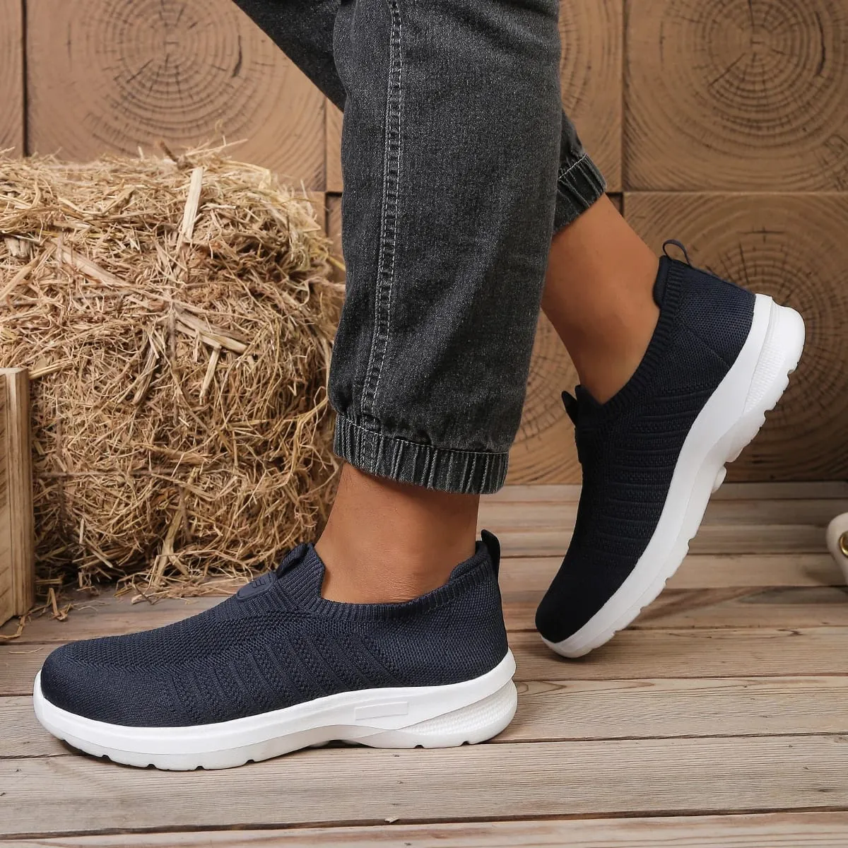 Scarpe casual da passeggio in EVA solido da uomo - Suola morbida e leggera - Calzature da esterno perfette per tutti i giorni. Scarpa con spedizione gratuita — image 2