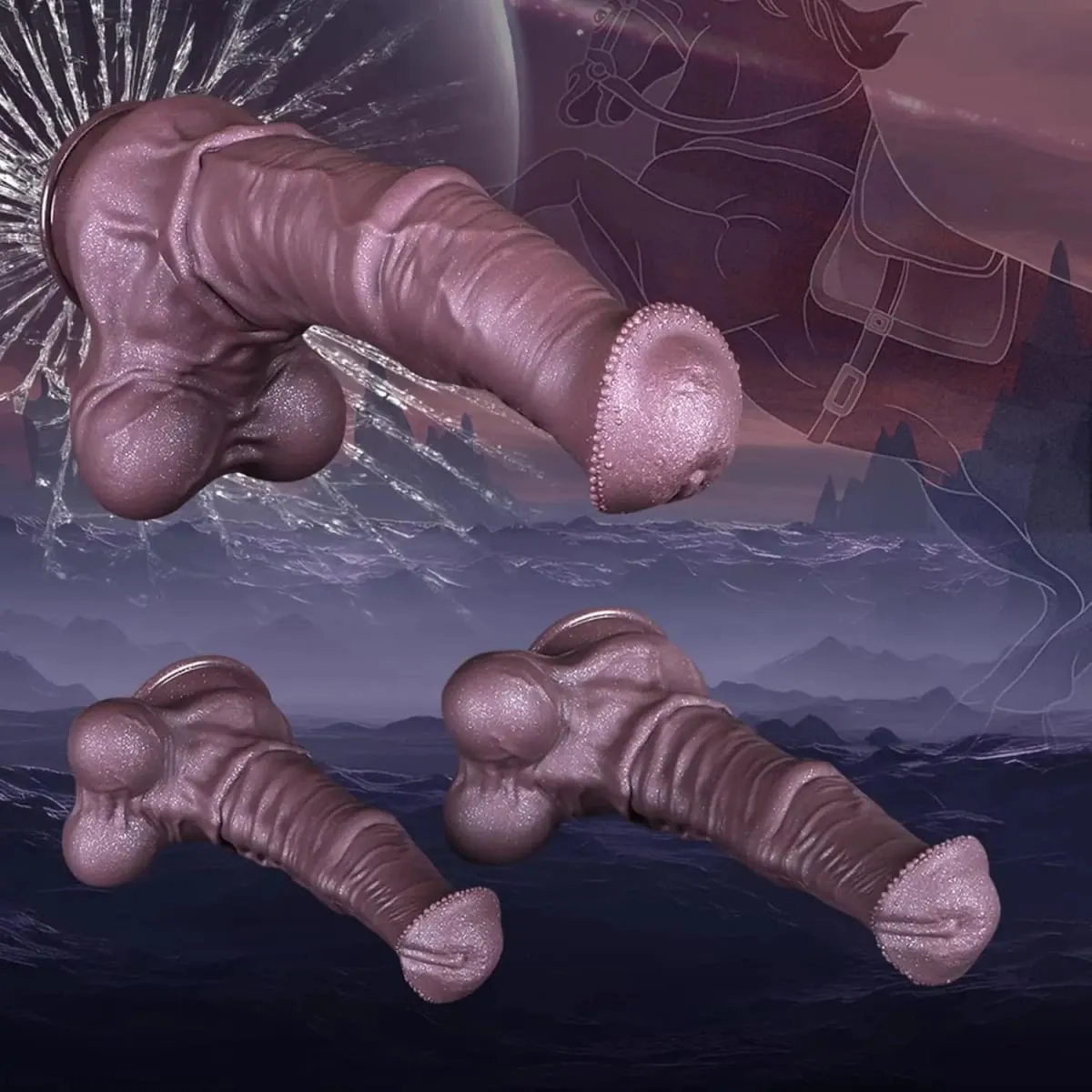 ขนาดใหญ่พิเศษม้าDildo 3.2 ''เส้นผ่านศูนย์กลางมอนสเตอร์ใหญ่Dildosพร้อมถ้วยดูดสำหรับAnalสัตว์แฟนตาซีของเล่นสำหรับผู้หญิงผู้ชายเกย์ 18 — image 5