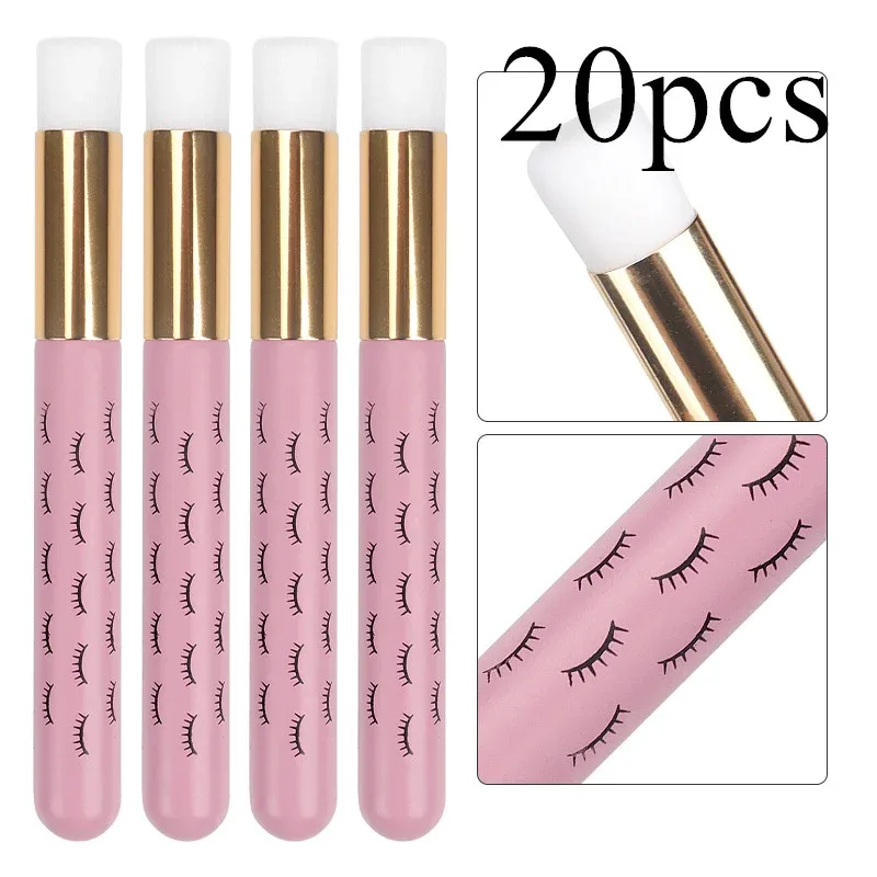 10 pezzi Spazzola per pulizia ciglia Applicatore per estensione ciglia Sopracciglio Naso Spazzole Bottiglia di lavaggio Cura della pelle Strumento di trucco Forniture pulite — image 19