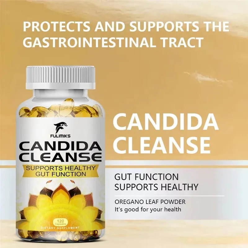 Fulimiks Candida Cleanse - Antioxidant tarmrensning og afgiftning fremmer fordøjelse og stofskifte - 120 kapsler — image 3