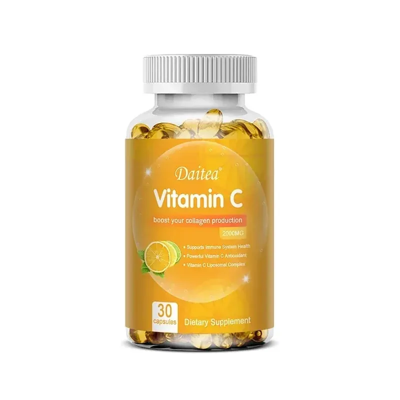 Capsule di vitamina C - 2000 mg promuovono la produzione di collagene, supportano la pelle e la salute immunitaria, potente antiossidante, 120 capsule — image 8
