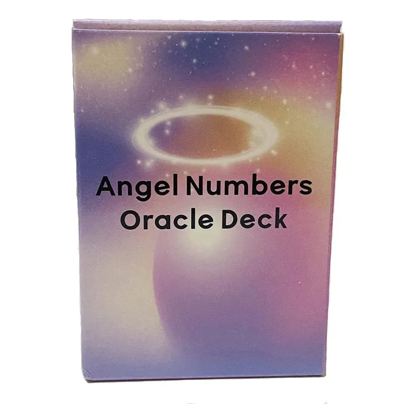 Angel Numbers Oracle Deck 40 Cards To Receive Divine Guidance Board Games Feelings Messages Deck
