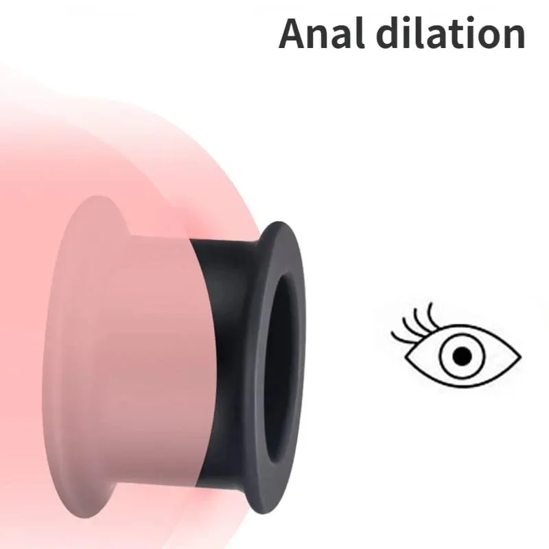 Butt plug com túnel silicone buttplug analplug butplug dilatação treinamento anal treinador dilatador rolha bunda ânus brinquedos sexuais — image 4