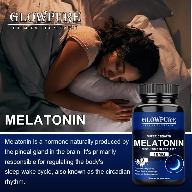 Kapsul Melatonin 10 mg - Melegakan Insomnia Kualiti Tidur Sihat Melegakan Tekanan Tidur Nyenyak — image 3