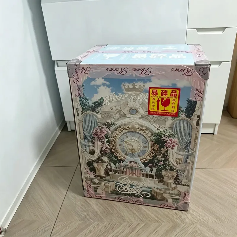 Flower Knows Bunny Garden Makeup Organizer Box Comel Estetik Cosmetic Storage Case Penyusun Vanity Kapasiti Besar — image 4