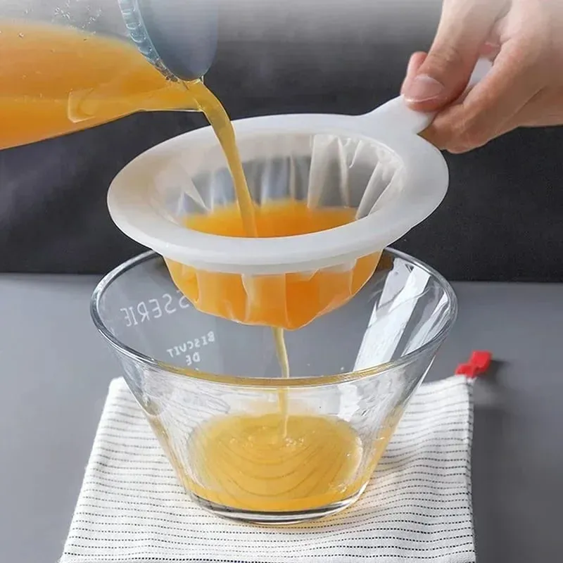 120 200 400 Mesh Küche Ultra-Feine Nylon Mesh Sieb Kunststoff Sieb Filter Löffel Für Sojamilch Kaffee Milch joghurt Saft