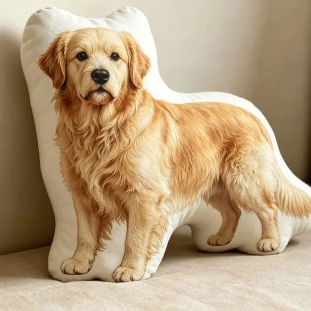 Dog Shaped Pillow Animal Throw Pillow Decorative Animal Pillow PP Cotton Filling Shiba Dog Cushion Contoured Shape — image 14