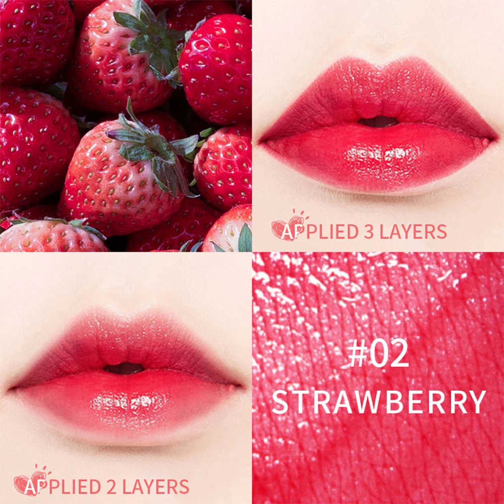 ลิปกลอส Tint แต่งหน้า Cheek Tint Blush Moisturizing Mirror Liquid ลิปสติก Waterproof Long Lasting Lip Glaze เครื่องสำอางค์ — image 9