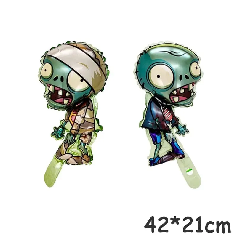 เกมส์ Balloon Plants Vs. Zombies Theme Party อุปกรณ์ตกแต่งแพคเกจ Latex อลูมิเนียมฟิล์มบอลลูนเด็กของเล่นคลาสสิก — image 3